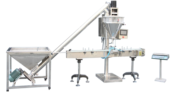 AUGER FILLER FOR POWDER